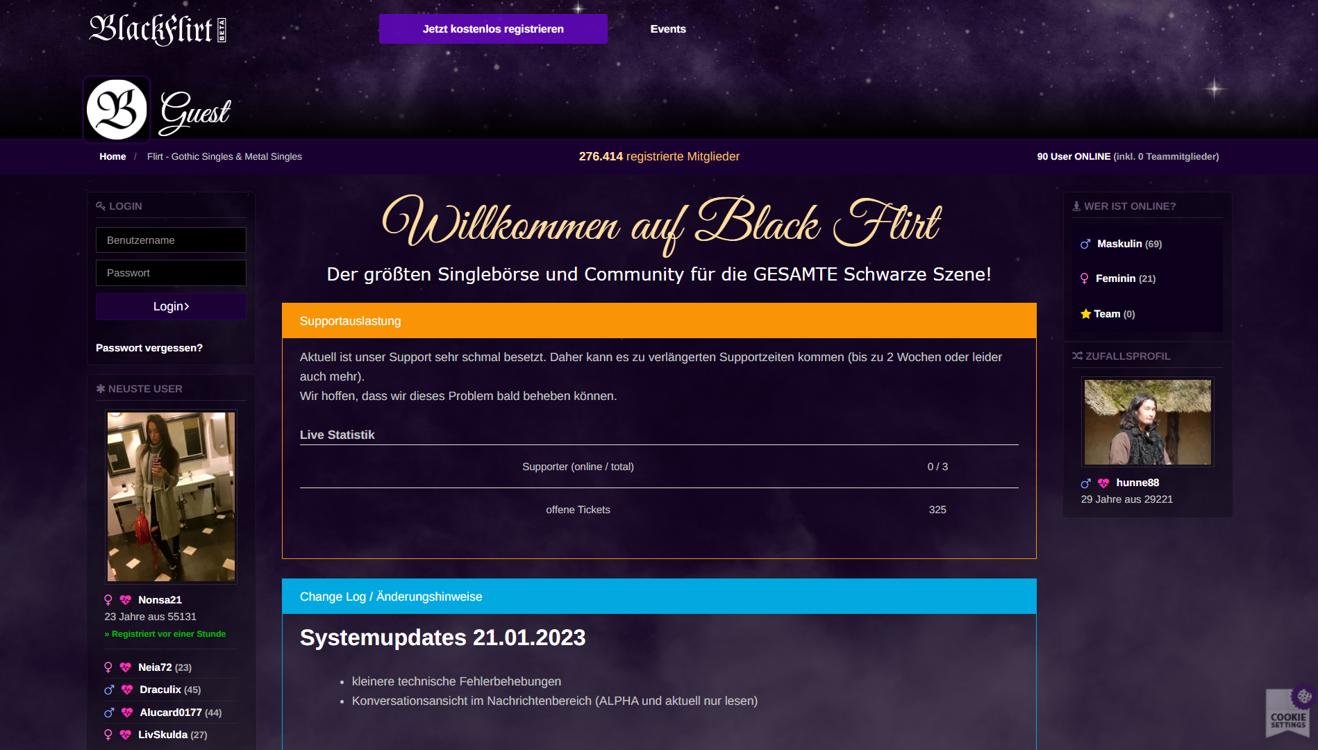 Blackflirt Test