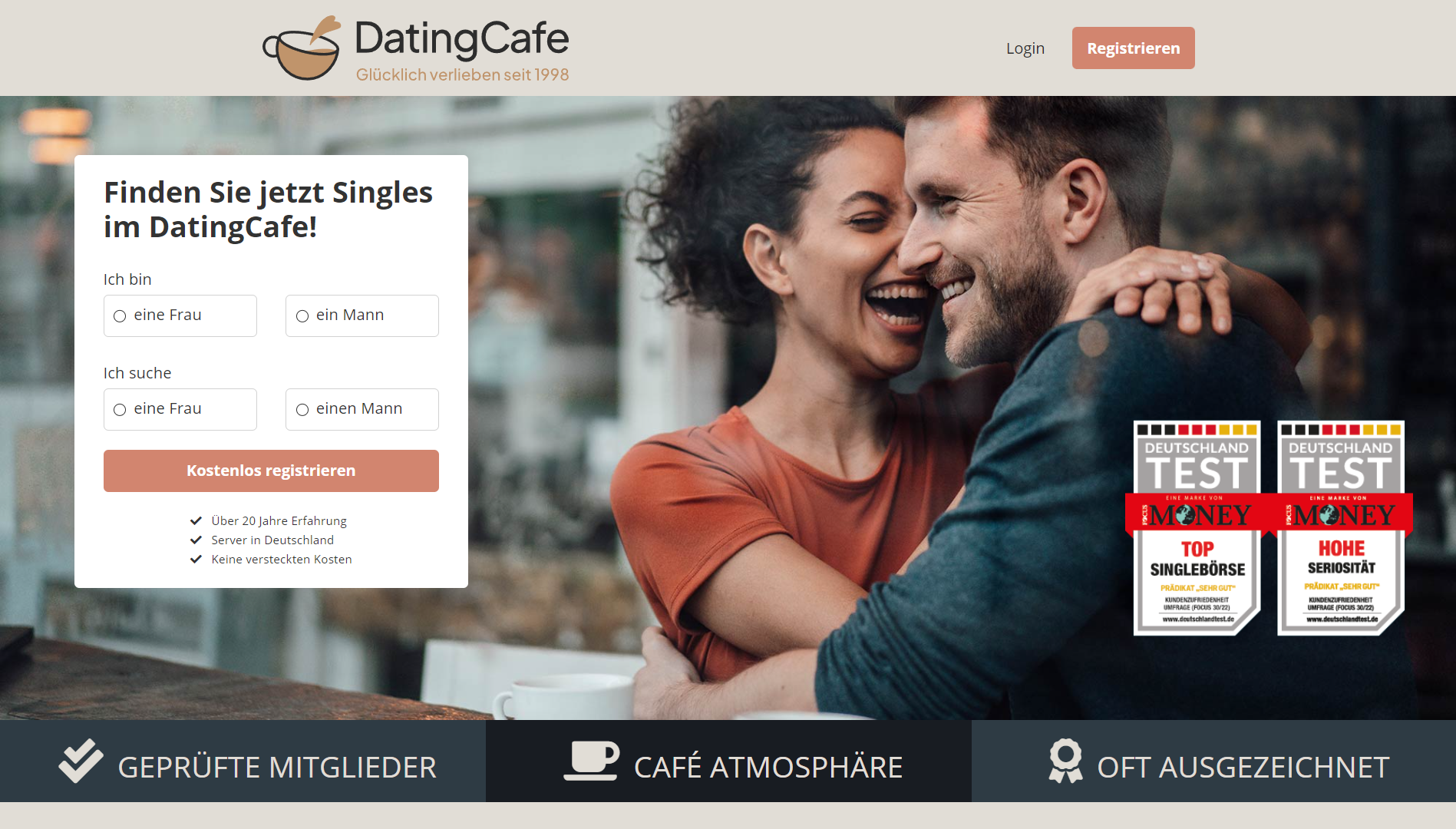 Dating Cafe Test