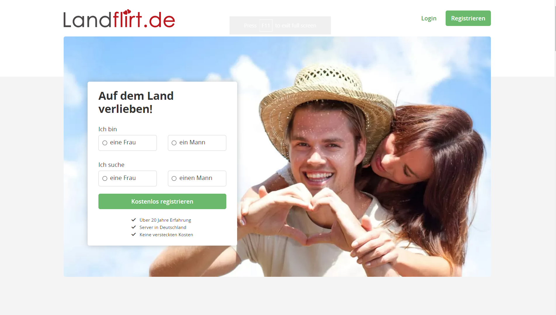 Landflirt Test